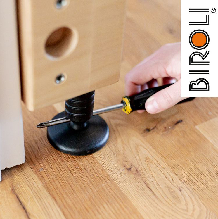 Die Spanntechnik am Fuß des Biroli-Trainers